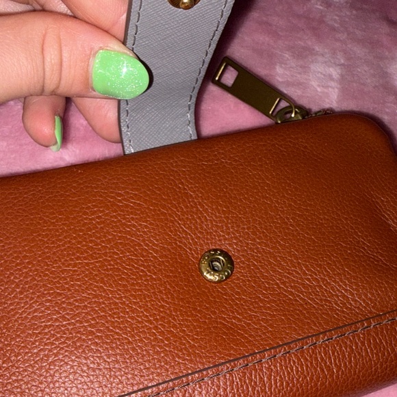 Fossil Lainie Multifunction Brown Leather Wallet NWOT - Picture 5 of 12